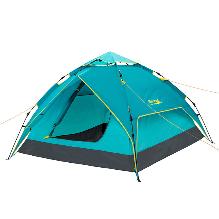 犸凯奴/makino帐篷户外自动速开伞式露营双层帐篷16m5193湖绿