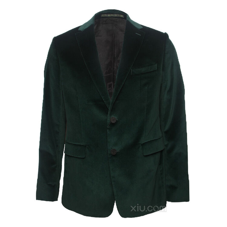 kenzo 高田贤三 男士纯棉正装西服 绿色 50