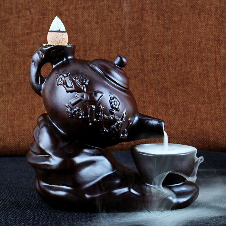 倒流香炉沉香炉檀香炉香塔创意室内茶道檀香炉书房客厅装饰工艺品