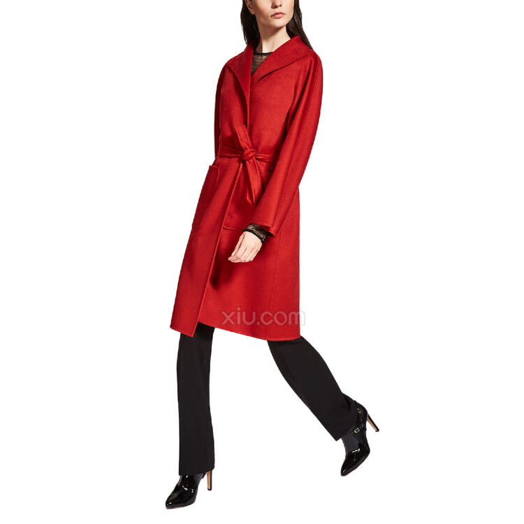 maxmara 麦丝玛拉 女士maxmara长款羊绒大衣 红色 40