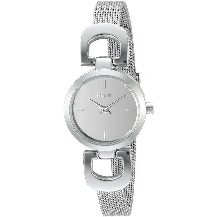 dkny唐可娜儿 经典复古 时尚优雅 钢带圆盘 石英 女表 ny8540 系列 ny