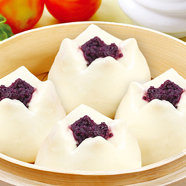 安井 紫薯包 800g/袋  约27个 传统包子面点 速食家庭装早餐早茶点心 光明服务菜管家商品 