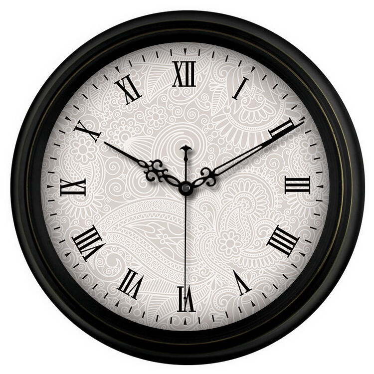 摩门(momen) 客厅挂钟欧式创意复古圆盘大号静音挂钟简约时尚个性石英