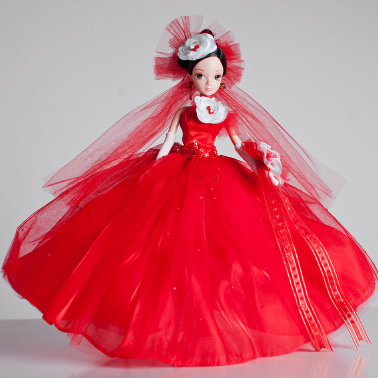 可儿娃娃浪漫婚纱系列9038 9078 9079 9083 9084婚纱娃娃 虹9048