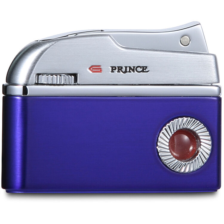 王子prince打火机透明兰尼龙粉漆dn5303气体火石机