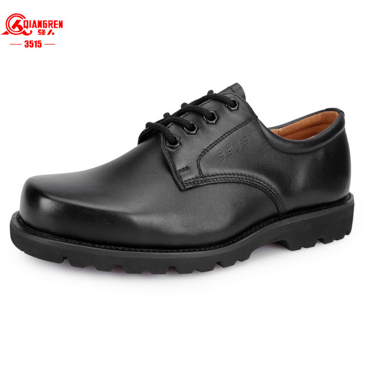 3515强人皮鞋男鞋系带男士商务休闲皮鞋圆头男式时尚军鞋牛皮鞋子