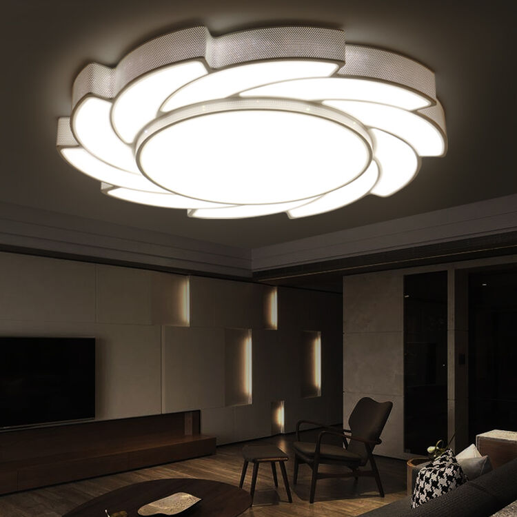 维港 现代简约时尚led吸顶灯温馨创意客厅灯个性创意卧室房间灯具