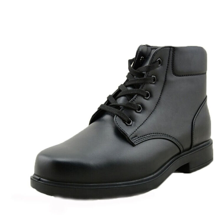 冬07士兵特种兵作战术户外军靴毛皮鞋羊毛军靴 黑色 39