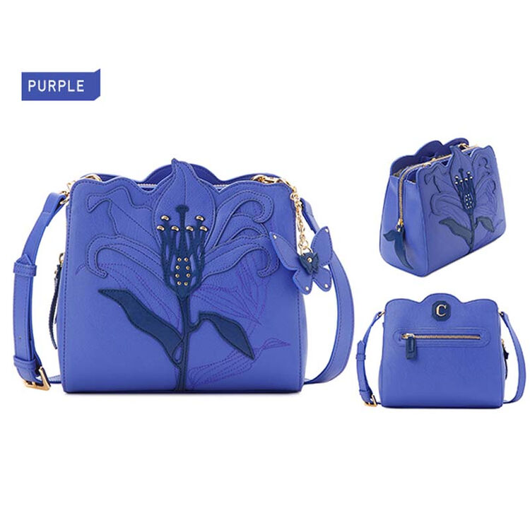 小马包(lapalette)女糖果斜跨小包-bc4xa2170-橘红色/紫色/粉色/黄色