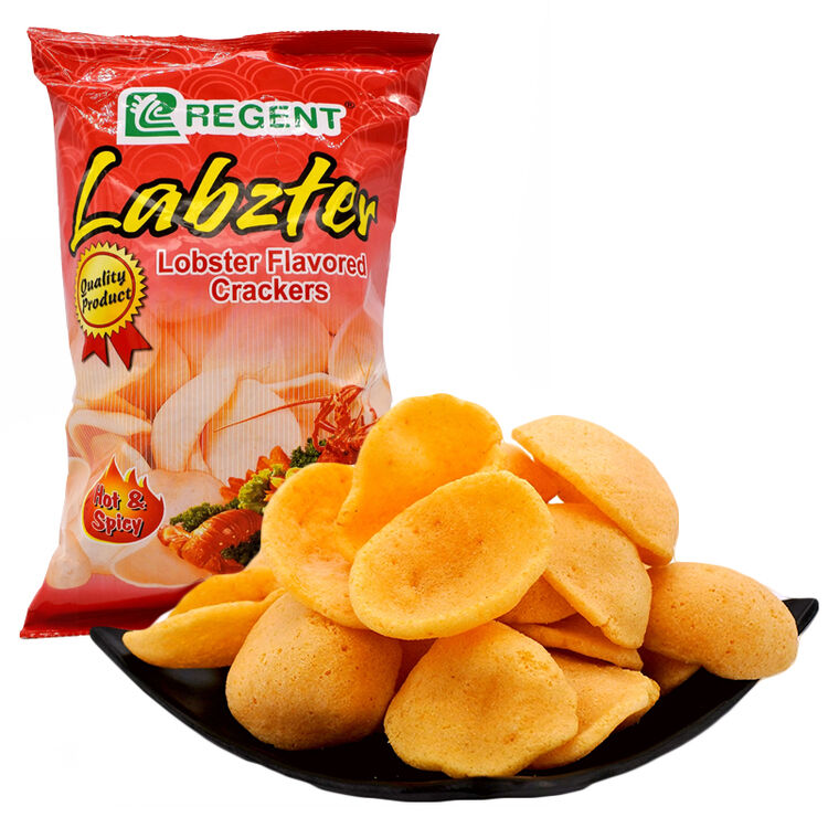 菲律宾进口 利进(regent)香辣龙虾味薯片 虾片100g