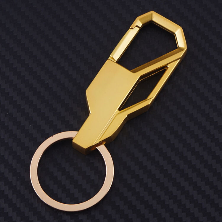 帕拉戴汽车钥匙扣男士高档腰挂件个性简约单双环钥匙环钥匙圈刻字