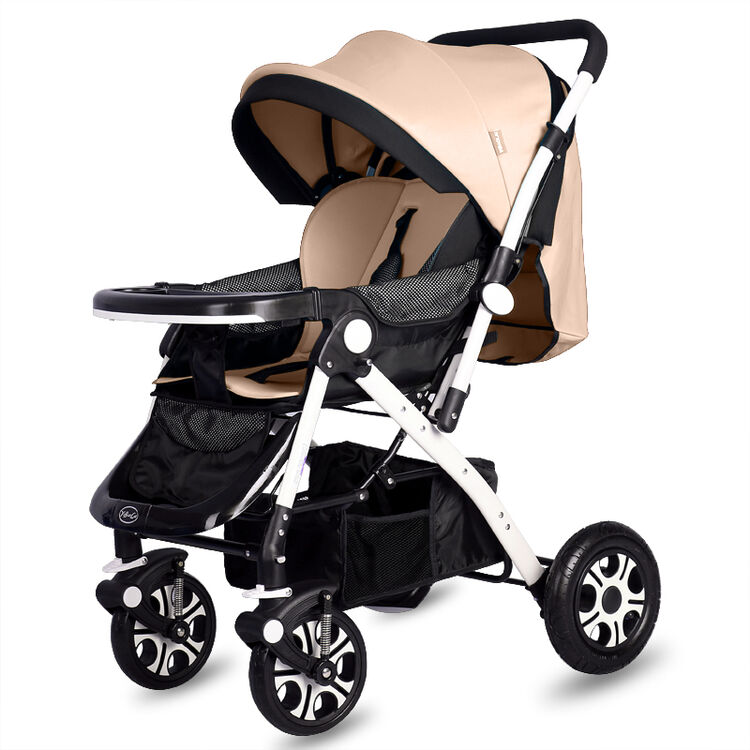 亿宝莱 婴儿推车高景观婴儿车 轻便可坐可平躺冬夏两用避震折叠宝宝手