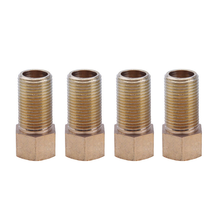 水管配件内外丝直接 补芯 铜接头 五金配件 (加长4分*15)纯铜加厚 4个