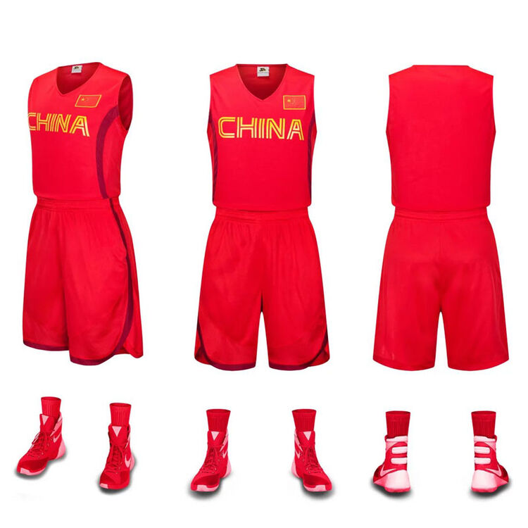 2016里约奥运会中国队篮球服套装男女 国家队球衣定制 背心印字号logo