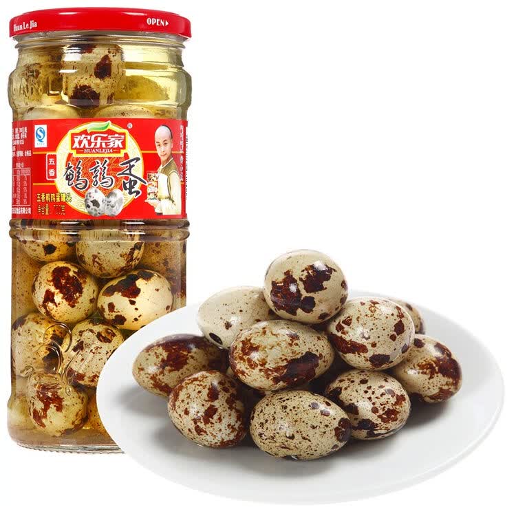 欢乐家 鹌鹑蛋罐头 (五香)700g