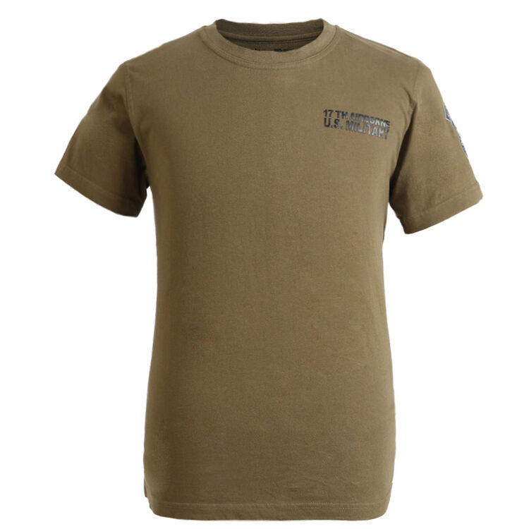 兵行者us美军体能训练服 户外棉质运动t恤短袖 汗衫 军迷用服装 户外