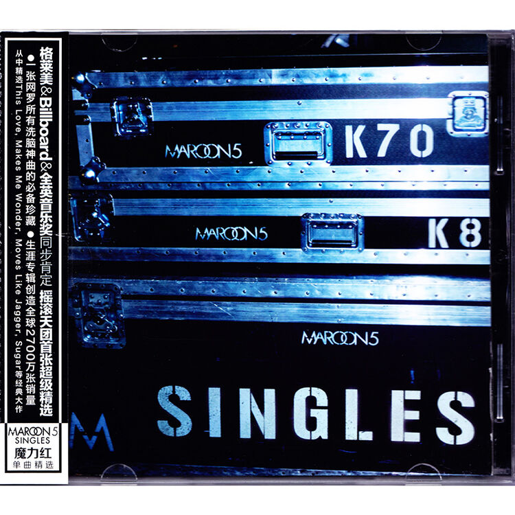 魔力红专辑 单曲精选 maroon 5 - singles(cd)