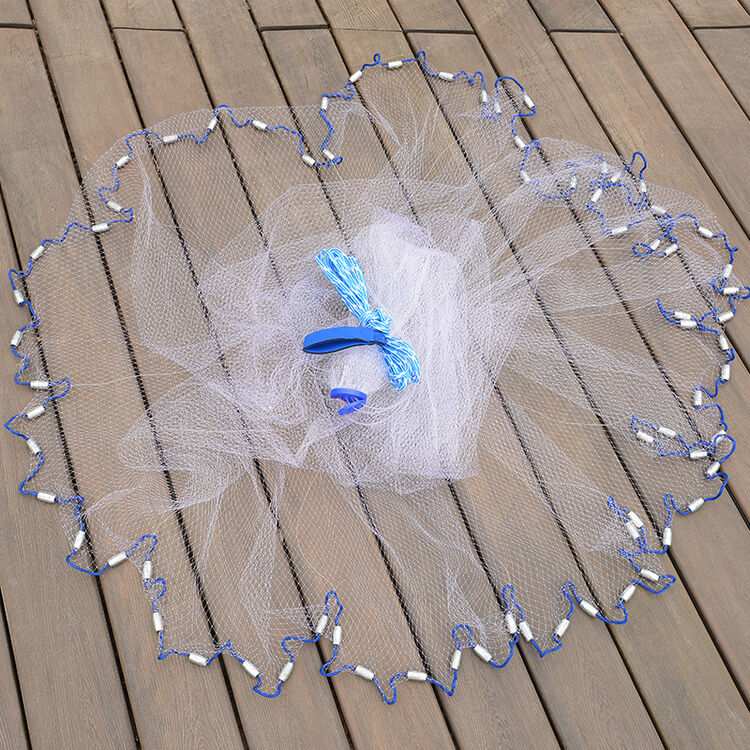 美式无环手抛网单丝线旋网手抛王鱼线易抛网神抛王易撒王手撒网渔网