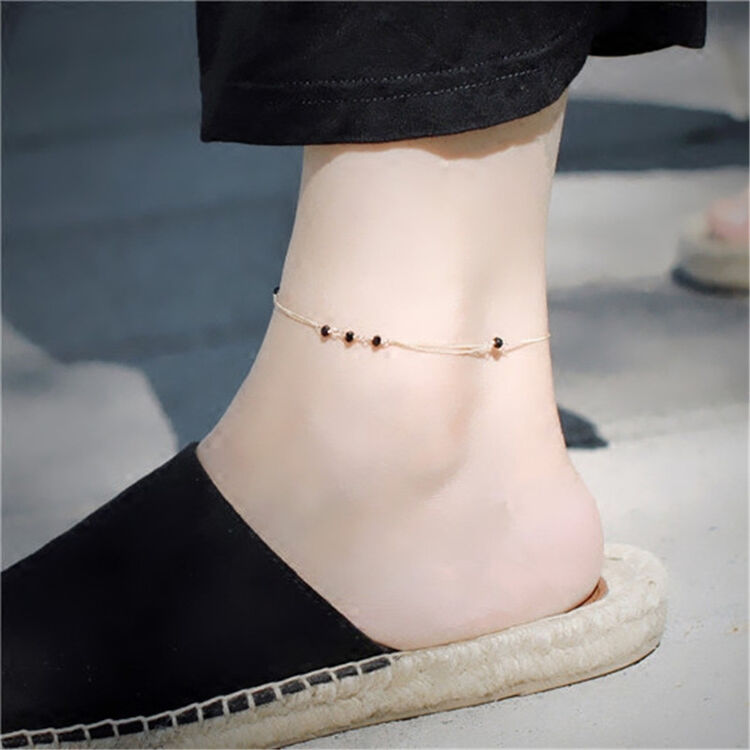 品范儿 双层脚链