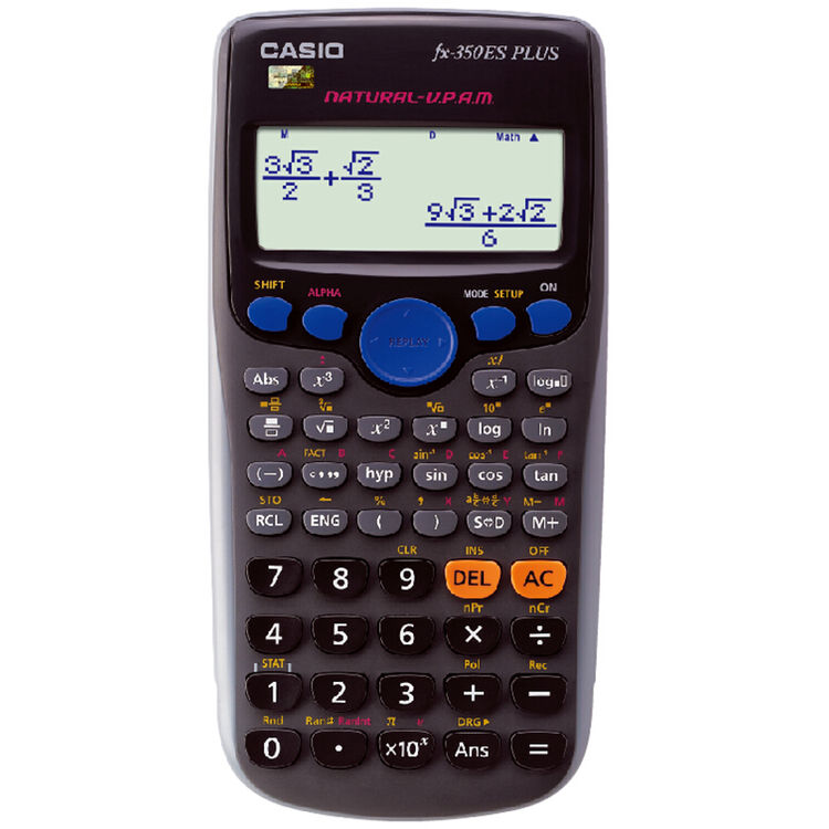 卡西欧casiofx350esplus函数计算器黑色