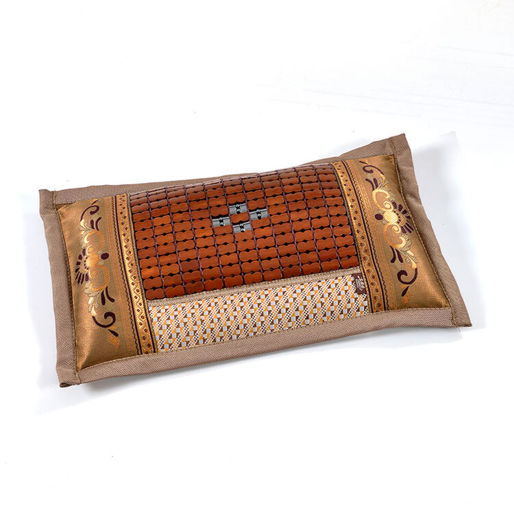 瑾茉麻将枕夏凉枕竹席枕头含芯 麻将枕