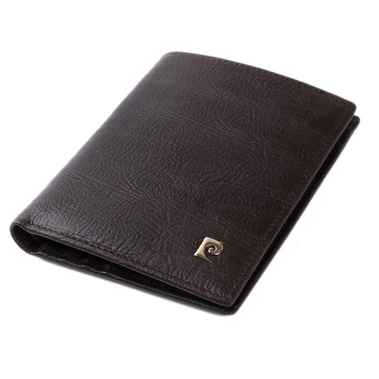 皮尔卡丹pierrecardin 男士竖款牛皮钱包lh513ck2-1c0223啡色 京东