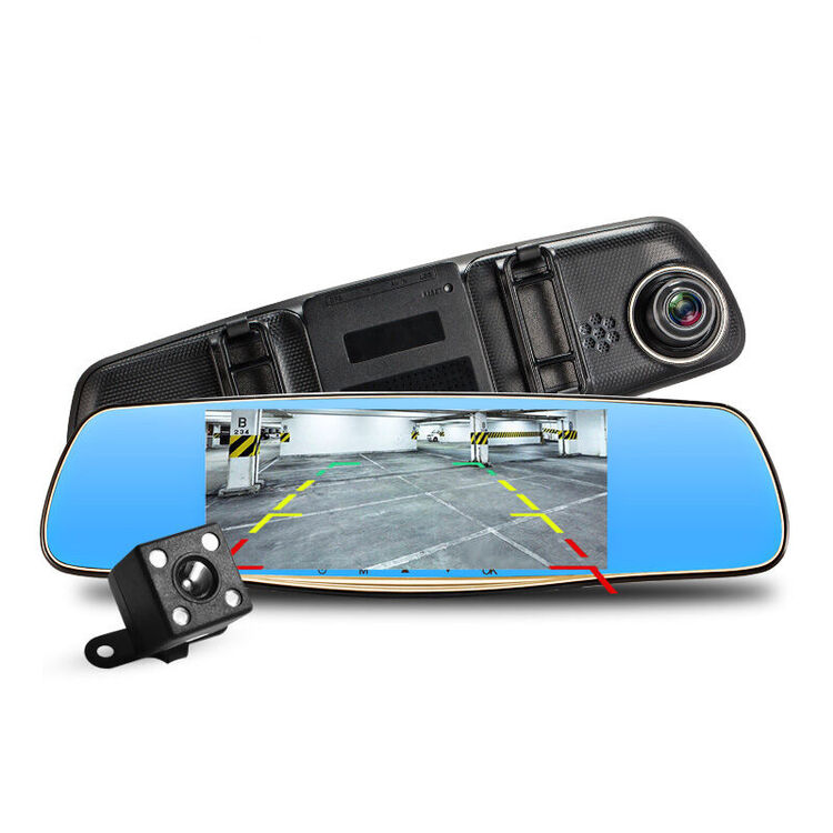 5/7英寸行车记录仪蓝镜防炫目倒车影像 电子狗测速一体机夜视智能后