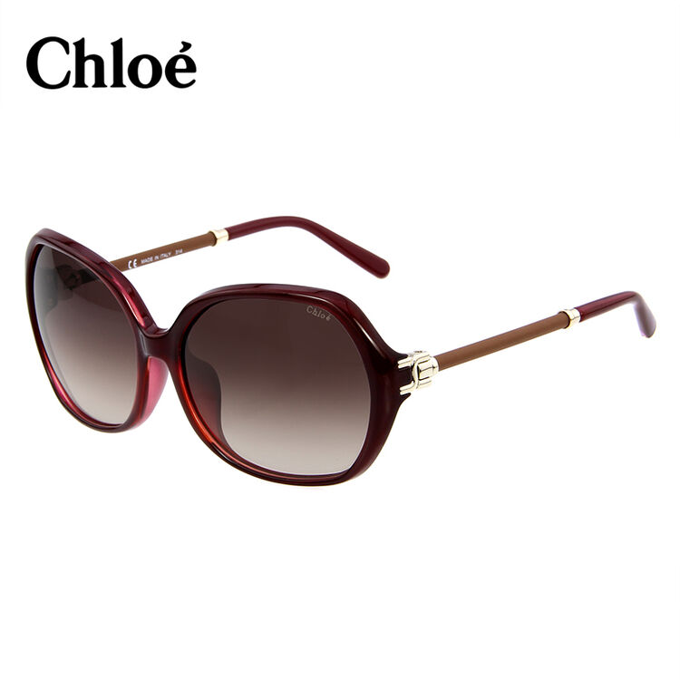 蔻依(chloe)女士太阳镜 时尚大框板材装饰修脸大框眼镜 女款遮阳镜 ce