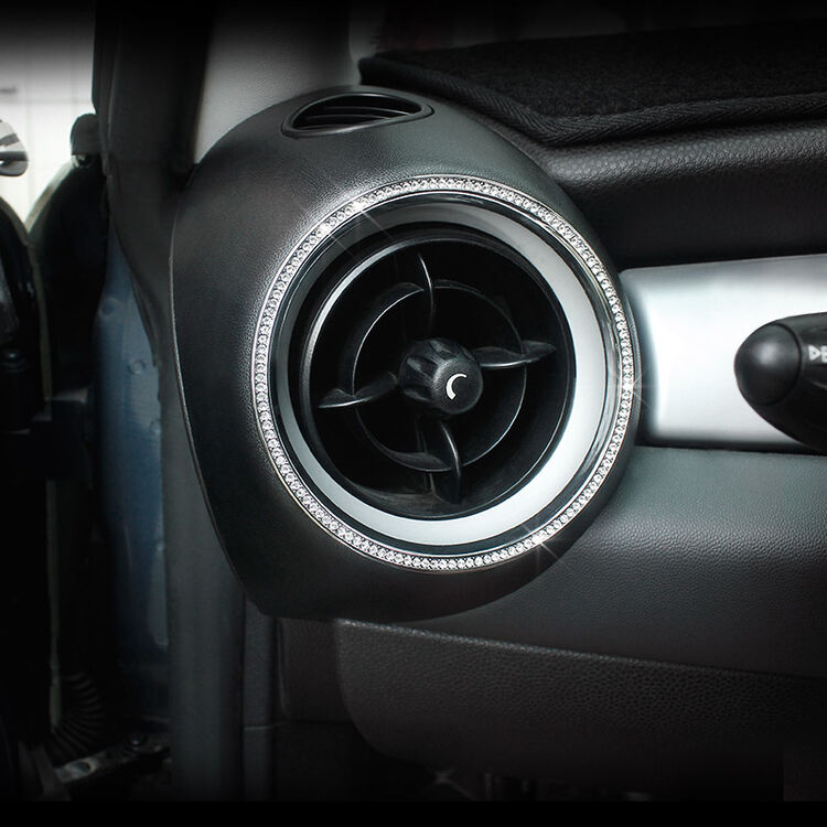 形动(ogno)专用于宝马mini空调出风口装饰圈clubman车内饰改装件钻