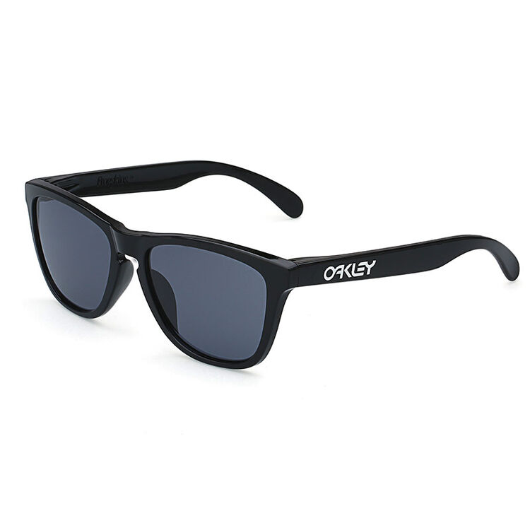oakley欧克利太阳镜男女款 frogskins系列眼镜oo9245-0154黑色镜框
