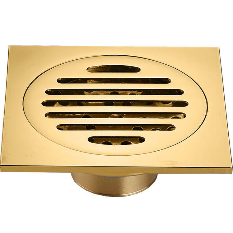 (fürth)全铜防臭地漏 自动密封式 金色jdl01 jdl-1【图片 价格 品牌