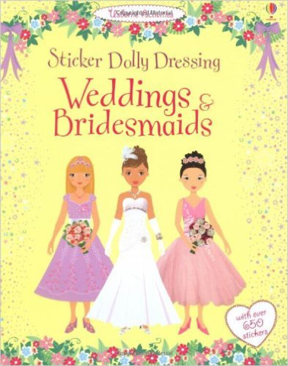 Sticker Dolly Dressing Weddings Bridesmaids Bind Up Usborne英文 原版 图片价格品牌评论 京东