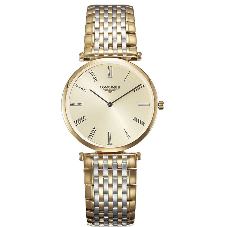 浪琴(longines)瑞士手表 嘉岚系列石英情侣表男表l4.709.2.31.