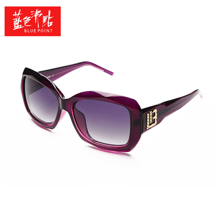 blue point/蓝色沸点偏光太阳镜女款高清防强光防uv户外眼镜b2008开车