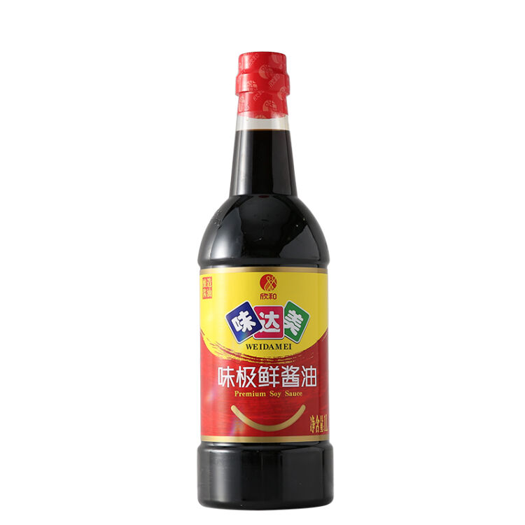 欣和 味达美 味极鲜酱油1l 纯粮酿造 生抽 鲜酱油