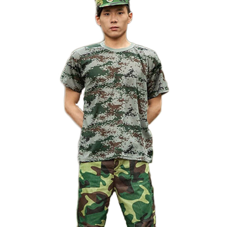 shenxin军训t恤短袖 草绿色