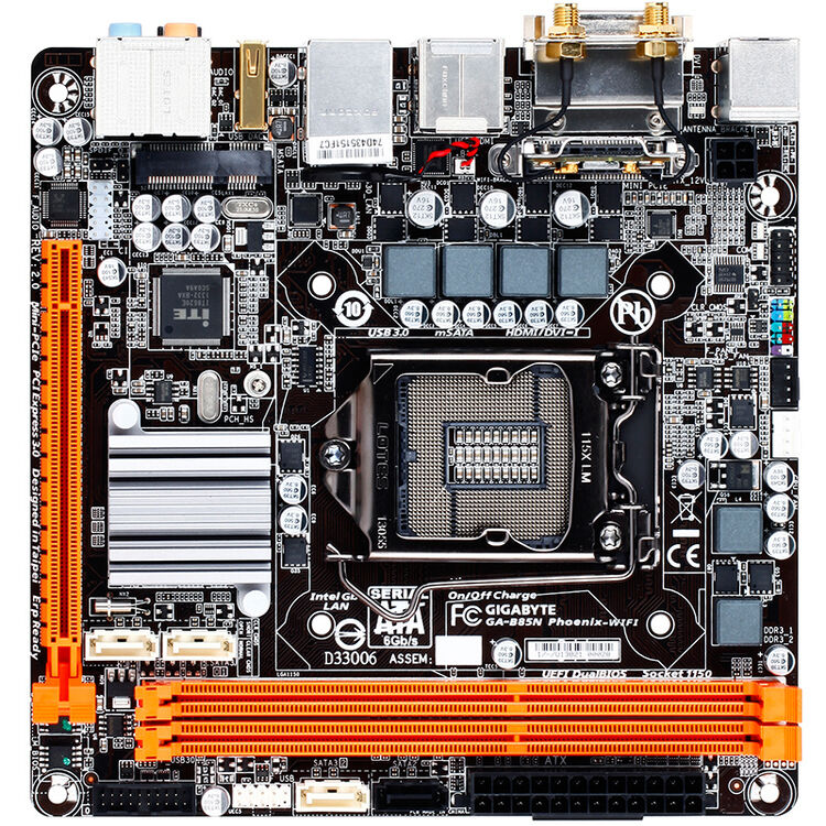 技嘉gigabyteb85nphoenixwifi凤凰主板intelb85lga1150
