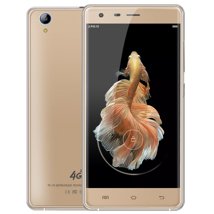 0 八核一体机 智能省电4g手机 双卡双待 土豪金属边框 金色