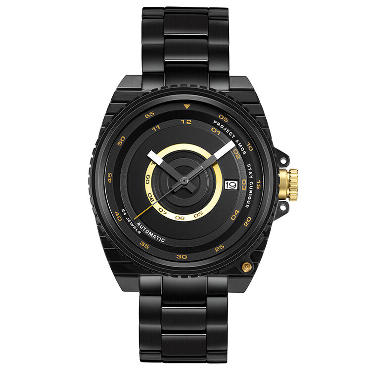 lee手表 时尚镜头概念撞色百搭全自动机械男表les-m57dbdb-1g