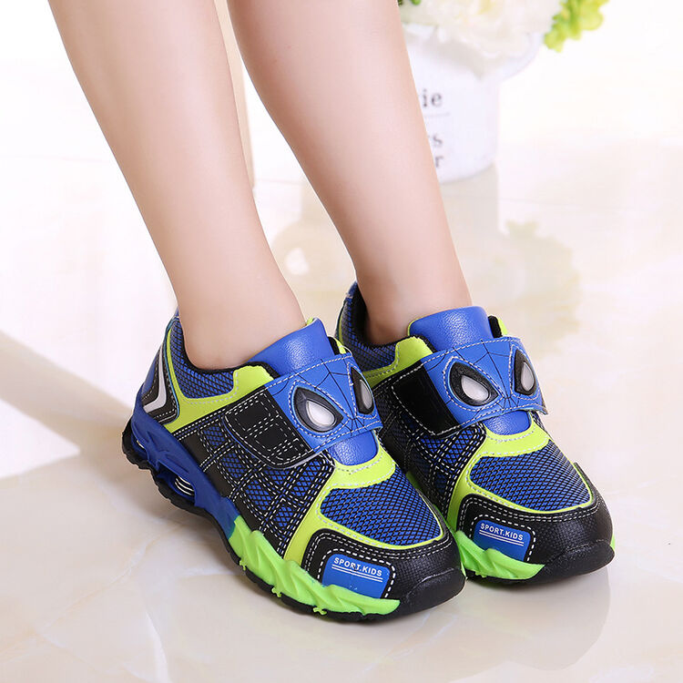 春秋儿童运动鞋小孩男孩秋季小学生透气网鞋蜘蛛侠童鞋男童休闲鞋