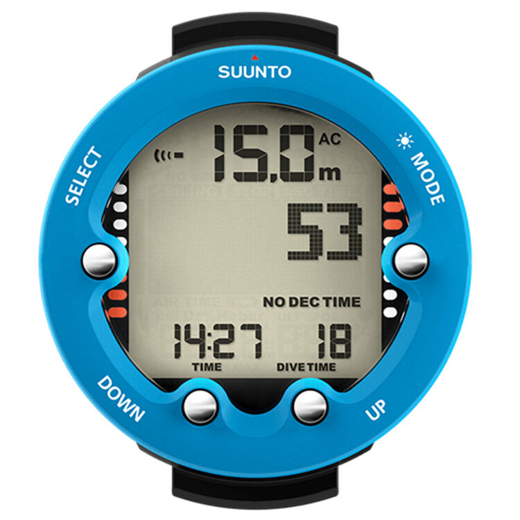 颂拓(suunto)潜水表松拓suunto zoop novo blue自由休闲潜水腕表蓝色