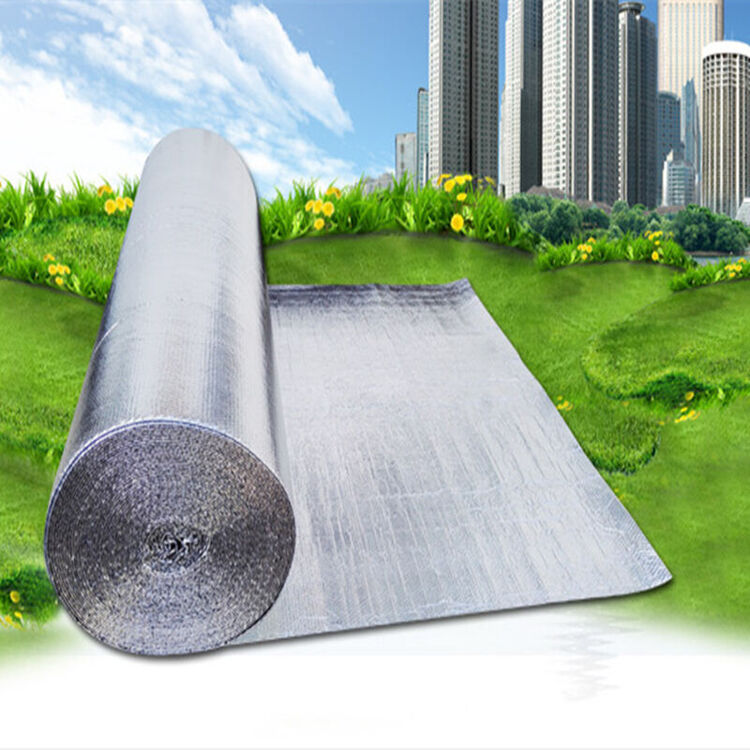 屋顶防晒膜隔热膜防水材料彩钢铁皮阳光房反光膜双面铝箔气泡膜 普通