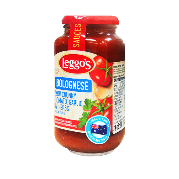澳大利亚进口 立格仕（LEGGO'S） 传统番茄意大利面酱（复合调味料）  500g