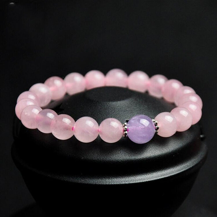 东颉 单圈芙蓉石女款手串生日礼物 8mm