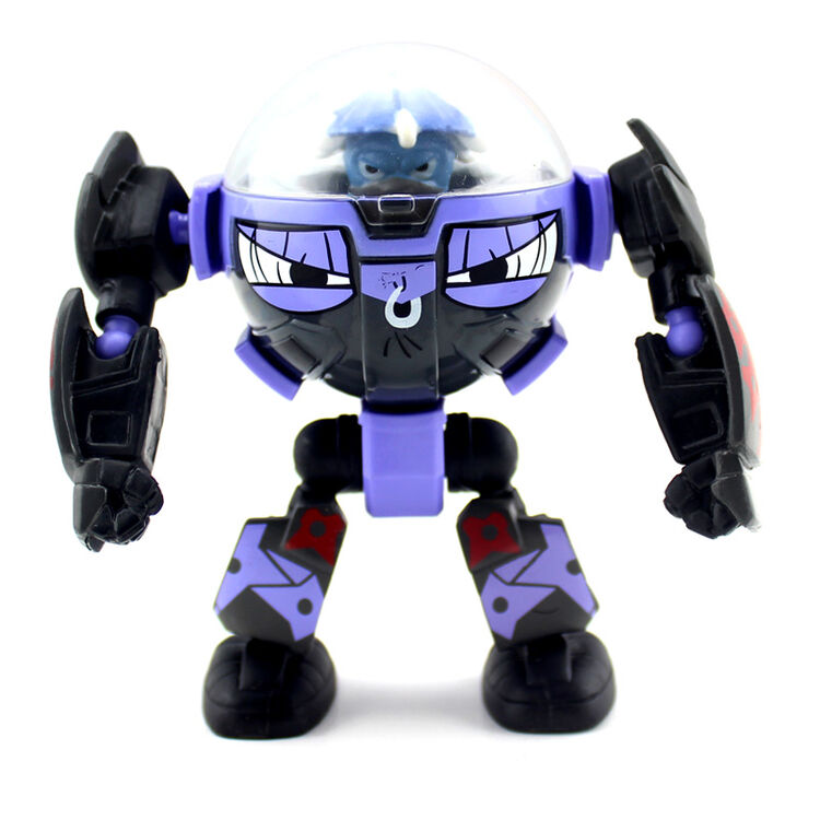 灵动创想(ldcx)蛋蛋小子酷玩变形弹射机器人爆丸可动公仔对战系列玩具