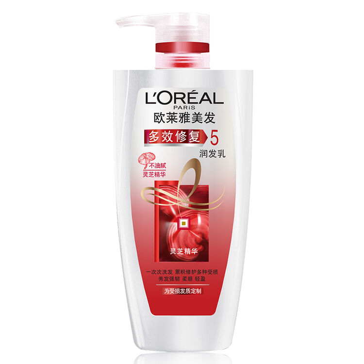 欧莱雅(loreal)多效修复护发素500ml(润发乳修复受损毛躁分叉干枯)