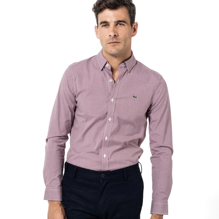 lacoste (法国鳄鱼) 男士长袖衬衫ch0874j2 jxh 38