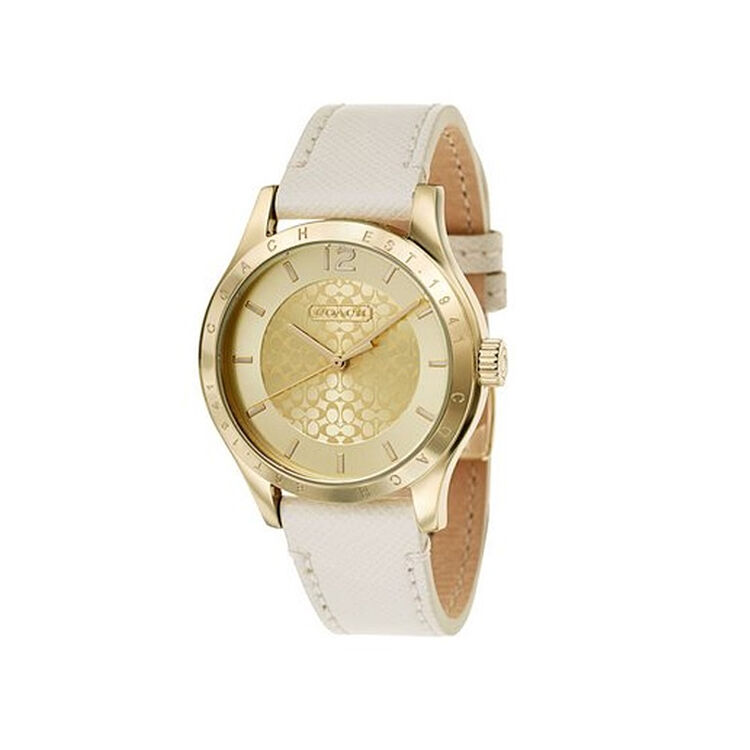 全球购 蔻驰(coach)手表 madison简约时尚女士石英腕表14501799等
