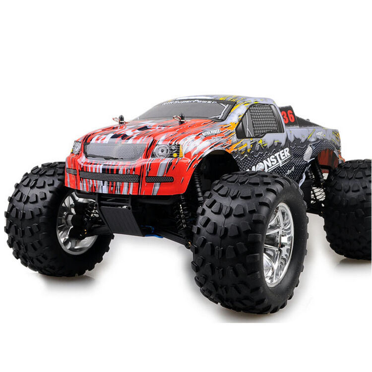 油车1:10四驱油动遥控车燃油遥控车大脚越野车玩具2017