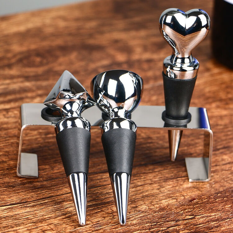 丹麦设计 红酒塞 葡萄酒瓶塞 酒具塞子 真材实料锌合金 瓶塞 永恒之心